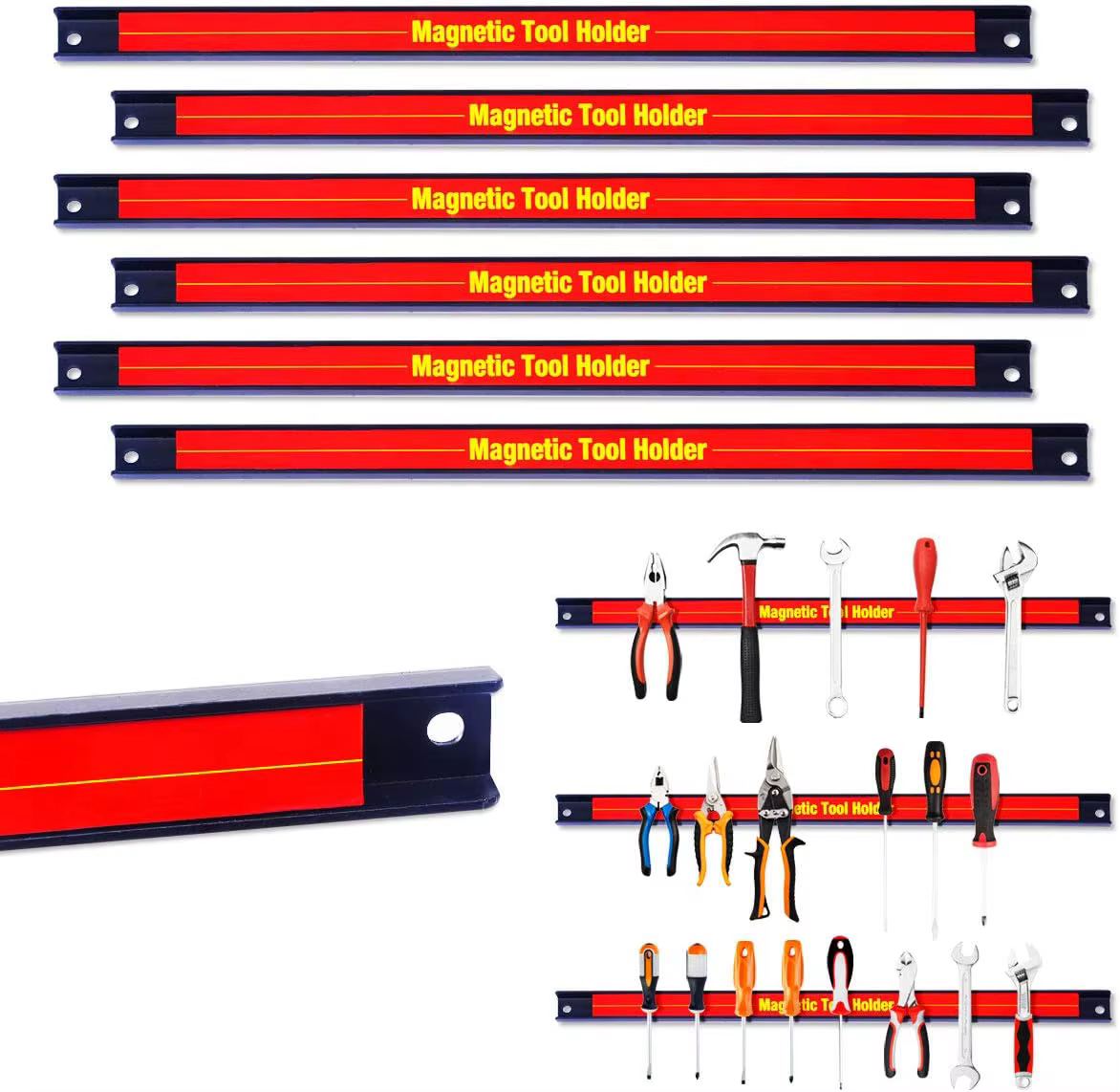 Barre d'outils magnétique Rap-Duty T1, atelier porte-outils magnétique, gain de place et bain, évalu