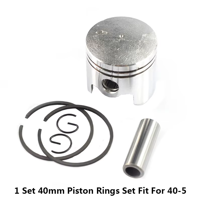 XCAN 40mm jeu d'anneaux de Piston brosse électrique tondeuse Kit de Piston adapté 40-5 43cc BC430 CG