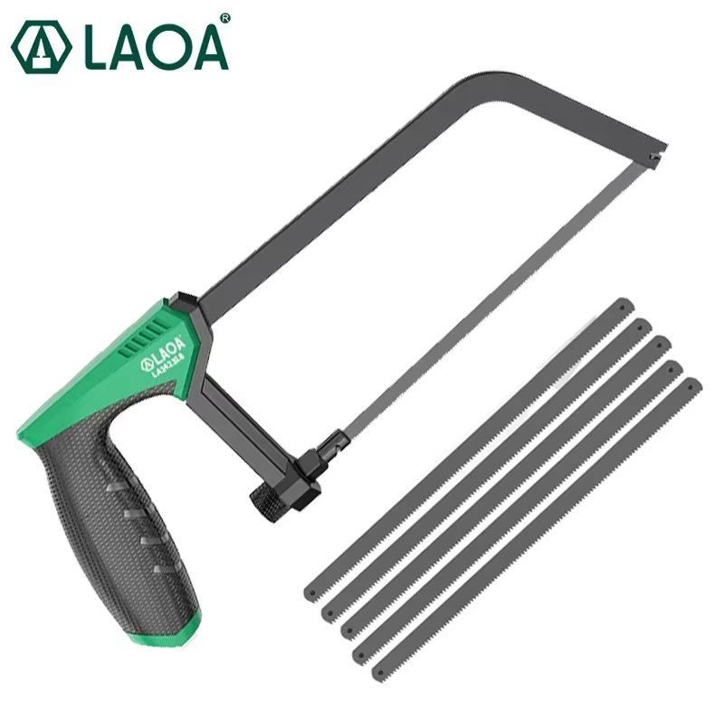 LAOA Mini scie à métaux portable - Petite scie à découper portative Scie manuelle pour le travail du