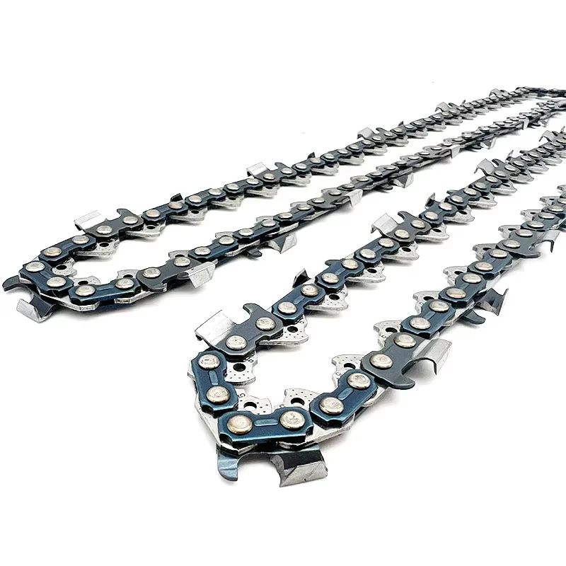 Accessoires de tronçonneuse lame de scie à chaîne ciseau complet 3/8 "(0.375") 84 maillons 76 maillo