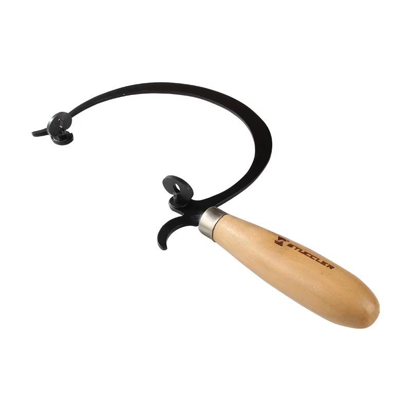 Stuccler-Cadre de scie à bijoux léger avec manche en bois, professionnel, incurvé, arc à défilement,
