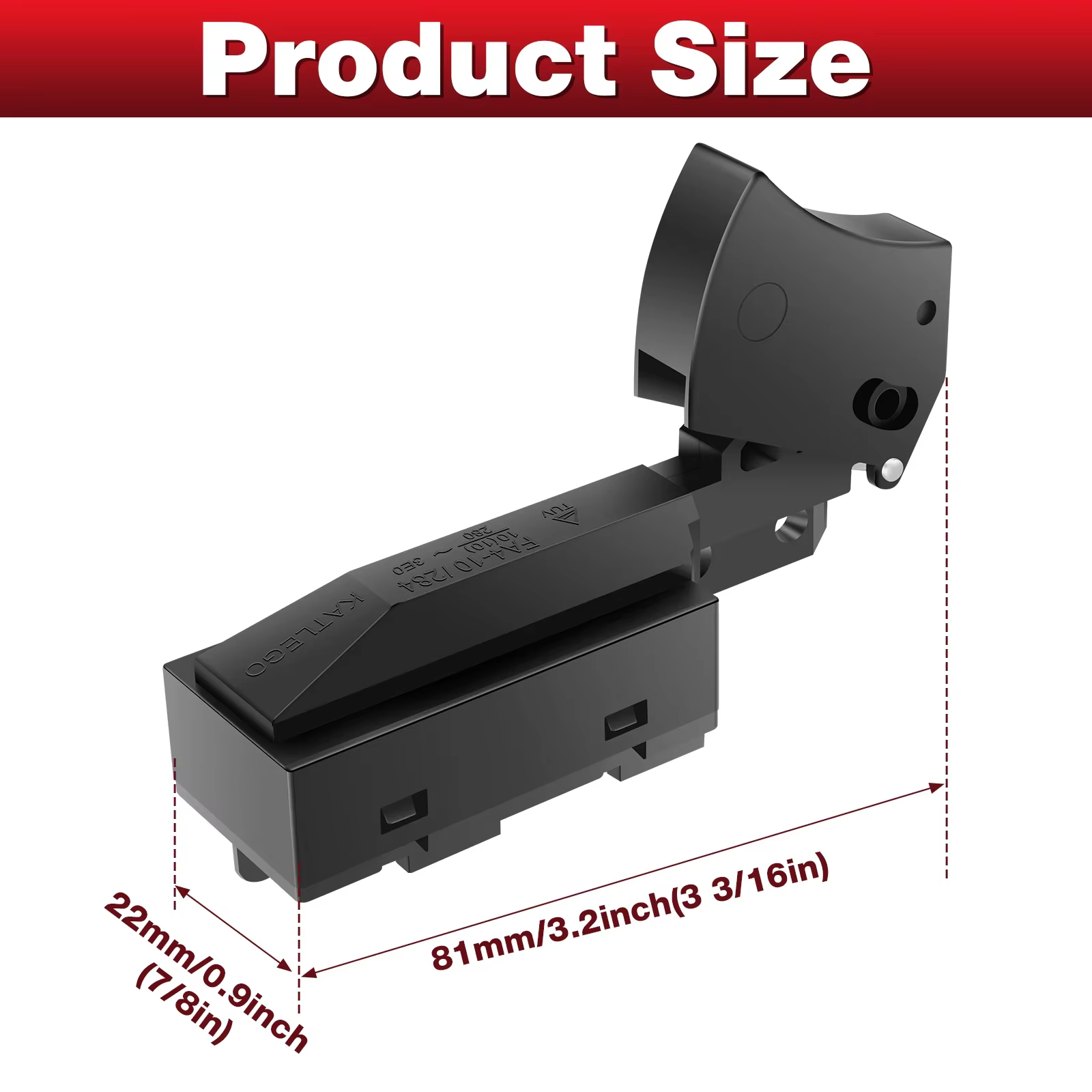 Interrupteur de scie circulaire pour Milwaukee M18, pièces de rechange pour scies circulaires 2730-2