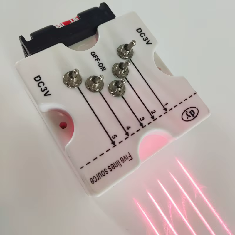Source de lumière Laser à cinq lignes, Instruments optiques pour l'éducation des sciences physiques,