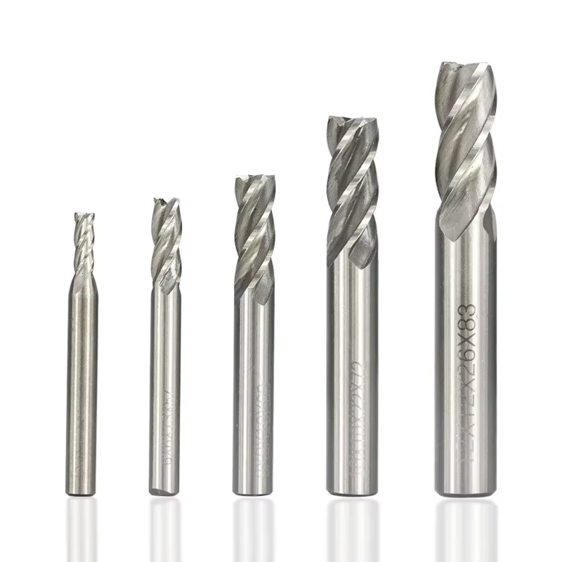 XCAN HSS fraise 4 cannelures fraise 1.5-13mm pour CNC Machine outils de fraisage routeur peu métal c