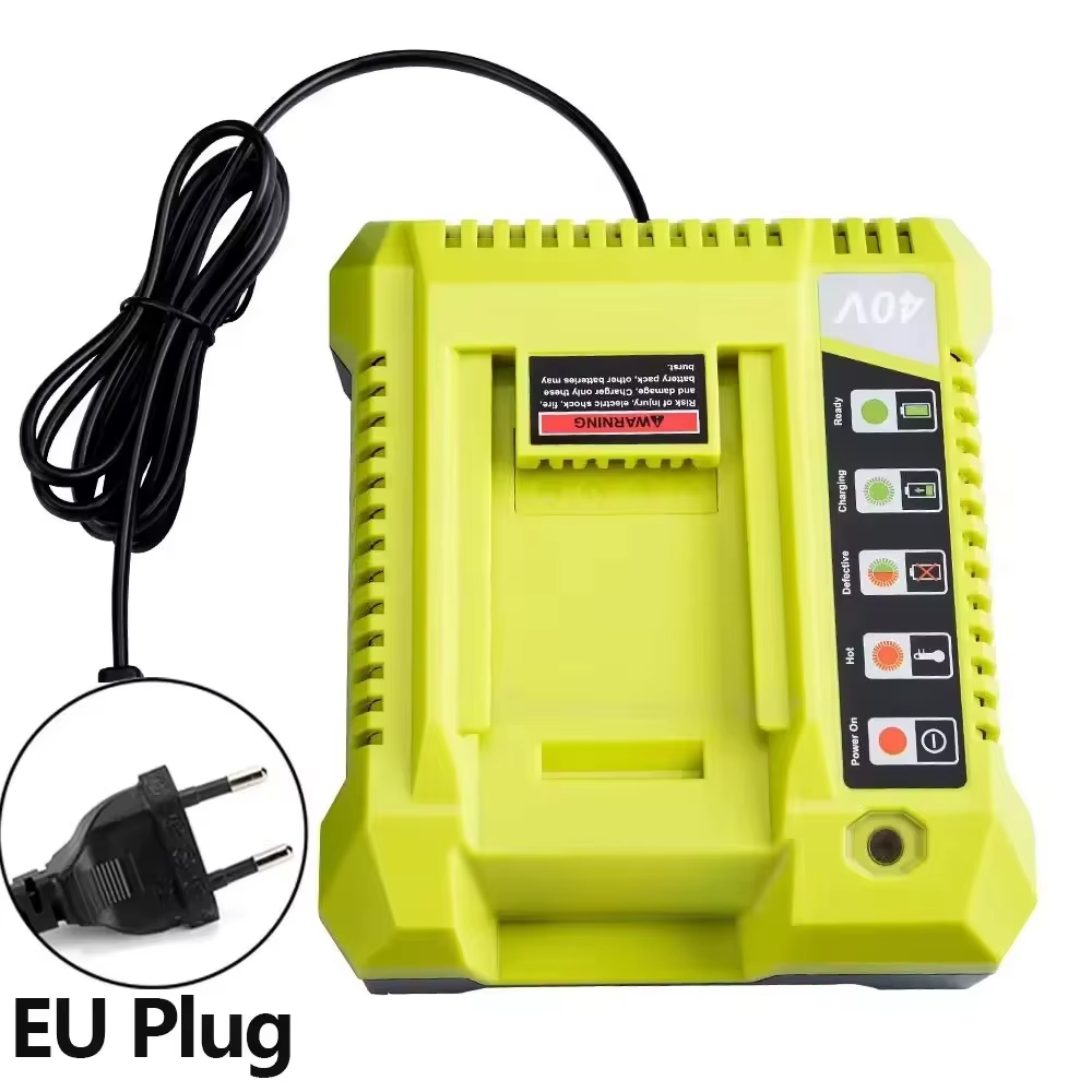Chargeur de batterie d'origine pour Ryobi 36V/40V Li-ion BPL3626 BPL3640 OP4040 BCL3620 avec 2 ports