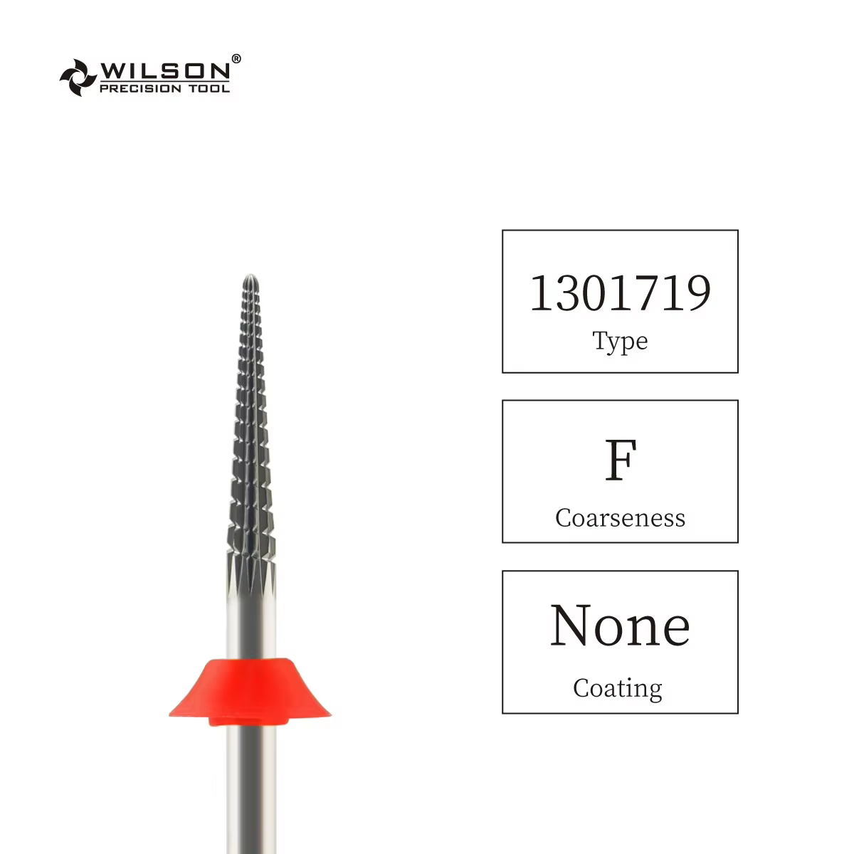 Embouts coniques affûtés WILSON (coupes droites et croisées) - Outils de coupe pour manucure, embout
