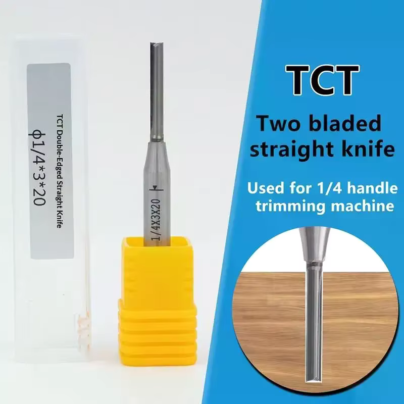 Fraise à lame droite en carbure TCT de 3mm, pour tondeuses, pour panneaux sans peinture, outil de dé