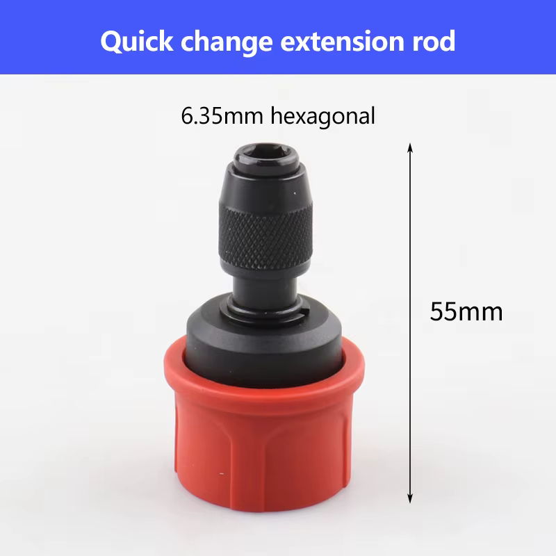 (HB05) Mandrin de conversion à dégagement rapide pour embouts hexagonaux de 6,35 mm, compatible avec