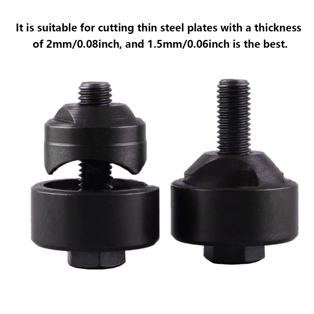 Scies à trous en acier pour tôles de 16 mm à 50 mm, ouvre-trous antidérapant, outils de poinçonnage 