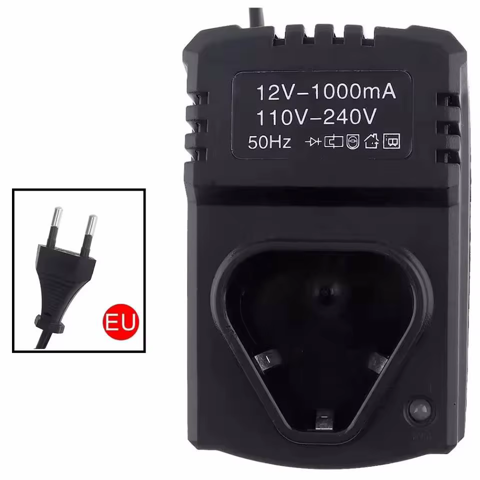 Chargeur de perceuse électrique 12V, chargeur Li-ion Rechargeable US/EU, perceuse au Lithium Portabl