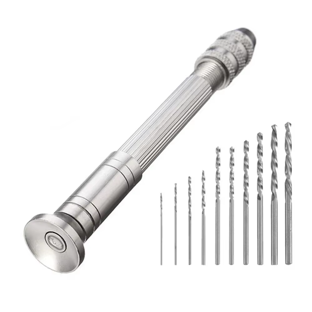 Nouvel ensemble de mini-mors de perçage manuel de 0,8 à 3,0 mm – Outil de perçage manuel pour le tra