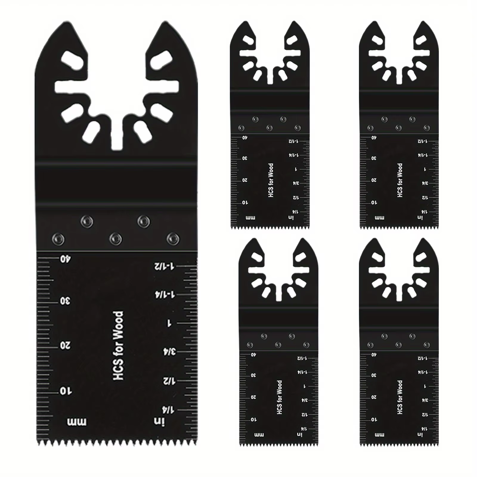Lames de scie oscillante multifonctions 100-5 pièces, accessoires pour outils électriques, lame de c