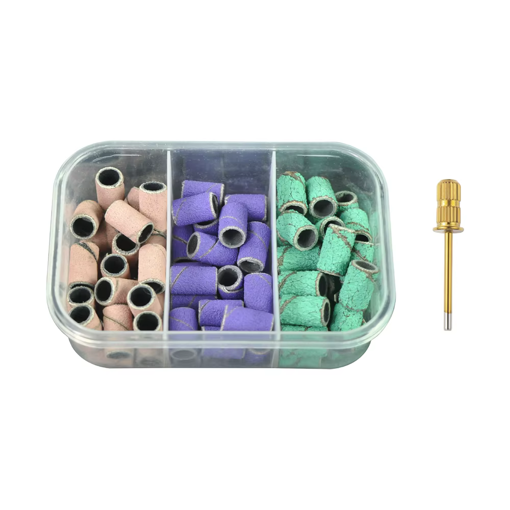 Bandes de ponçage ARROWMAX, manchons de ponçage pour mini-meuleuse à tambour avec mandrins de ponçag