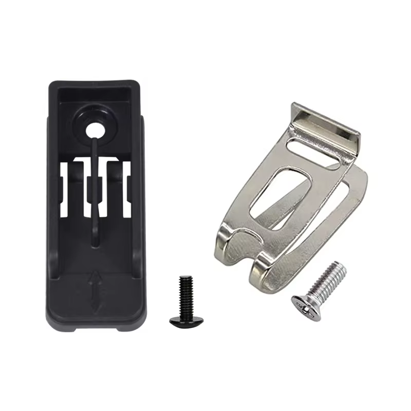 Porte-embouts avec crochet de ceinture et vis pour outils électriques sans fil 18V Makita/Dewalt/Mil