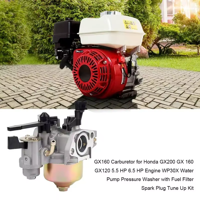 Carburateur Carb pour Honda GX160 GX168F GX200 5.5HP 6.5HP joint de nettoyeur haute pression de carb