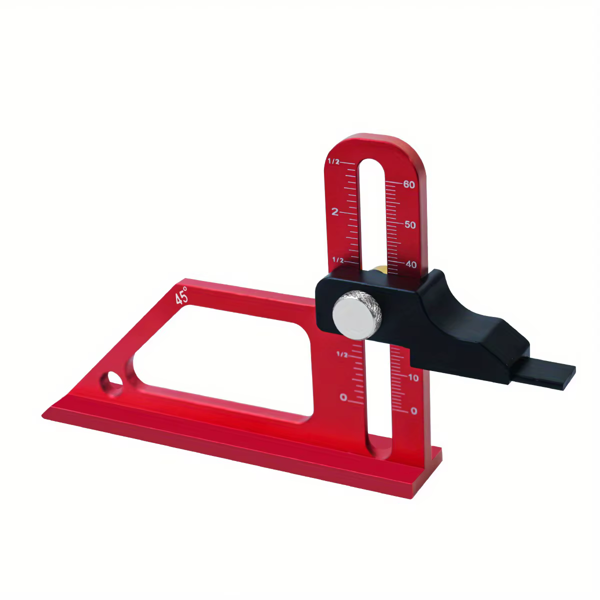 Jauge de profondeur à réglage rapide pour scies de table - Outil de mesure de hauteur 0-60 mm - Régl