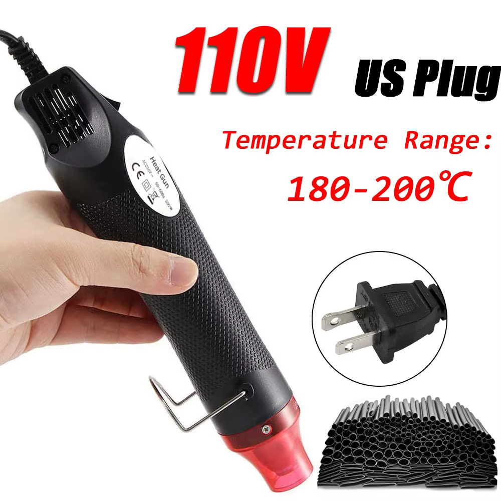 Mini pistolet à Air chaud Portable 300W, chauffage pour bricolage, artisanat, gaufrage, emballage ré