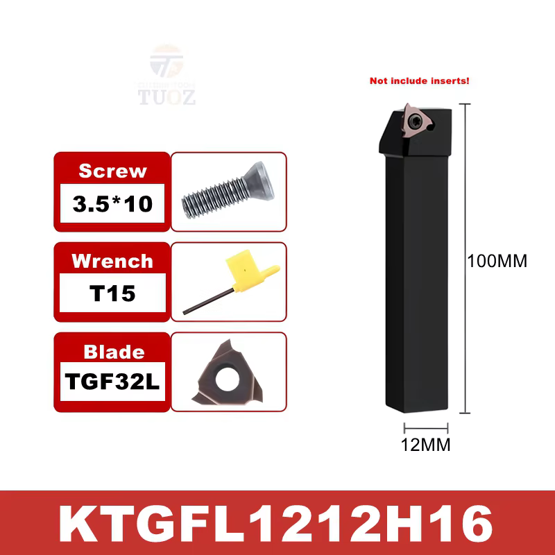 TUOZ CNC outil de tour tourelle de montage verticale CTGFR/KTGFR/KTGFSR/CTGFSR pince à ressort porte