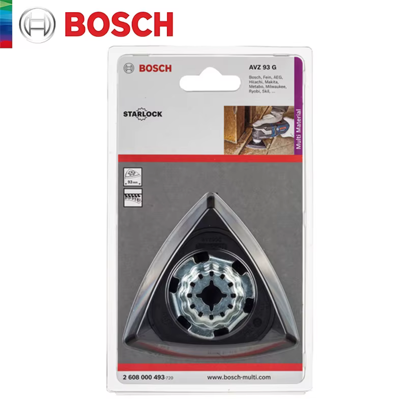 Bosch Starlock plaque de ponçage AVZ 93 G lame de scie oscillante ponçage dans l'angle lame de scie 