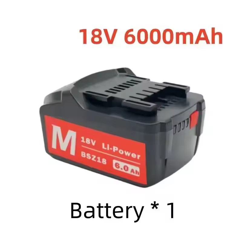 Batterie 18V 9.0Ah pour outil électrique sans fil Metabo, perceuse, pilotes, clé, marteaux pour batt