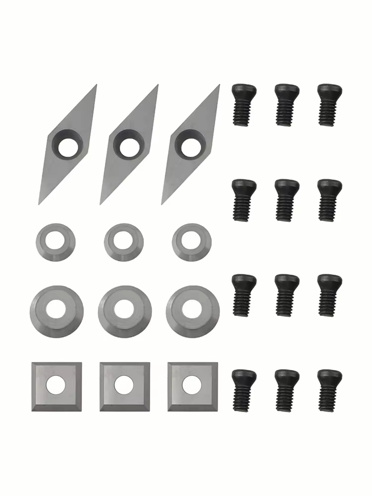 Ensemble d'inserts de coupe en carbure, outils de tournage de tour comprenant 4 Types d'outils de co