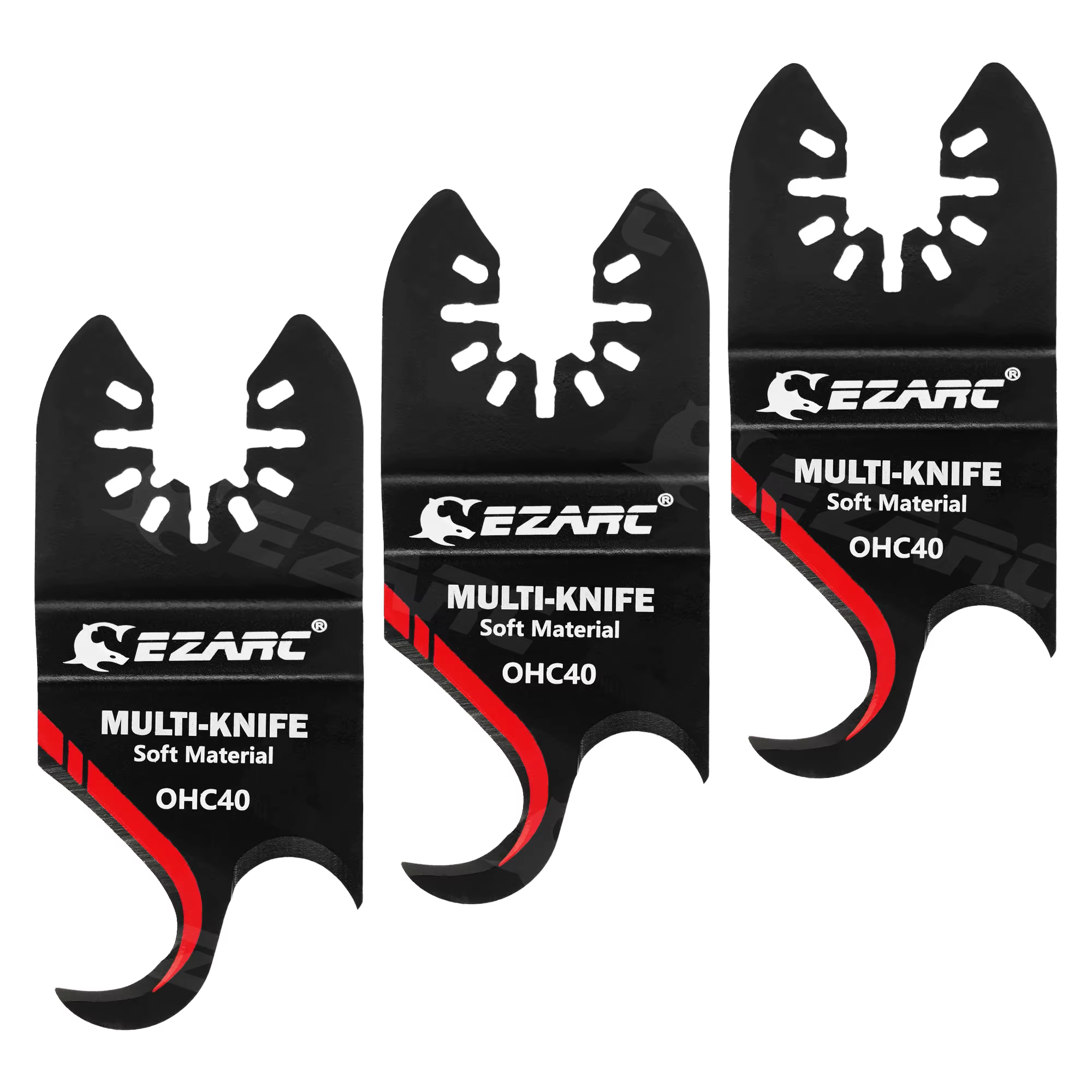 Lame de couteau oscillante multi-outils EZARC, 3 lames de scie multi-outils pour couper les matériau