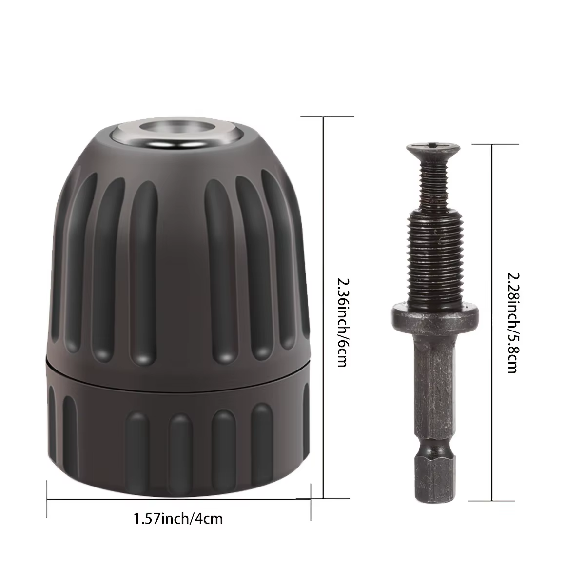 Mandrin de perceuse à percussion à queue hexagonale, adaptateur rapide pour marteau perforateur, con