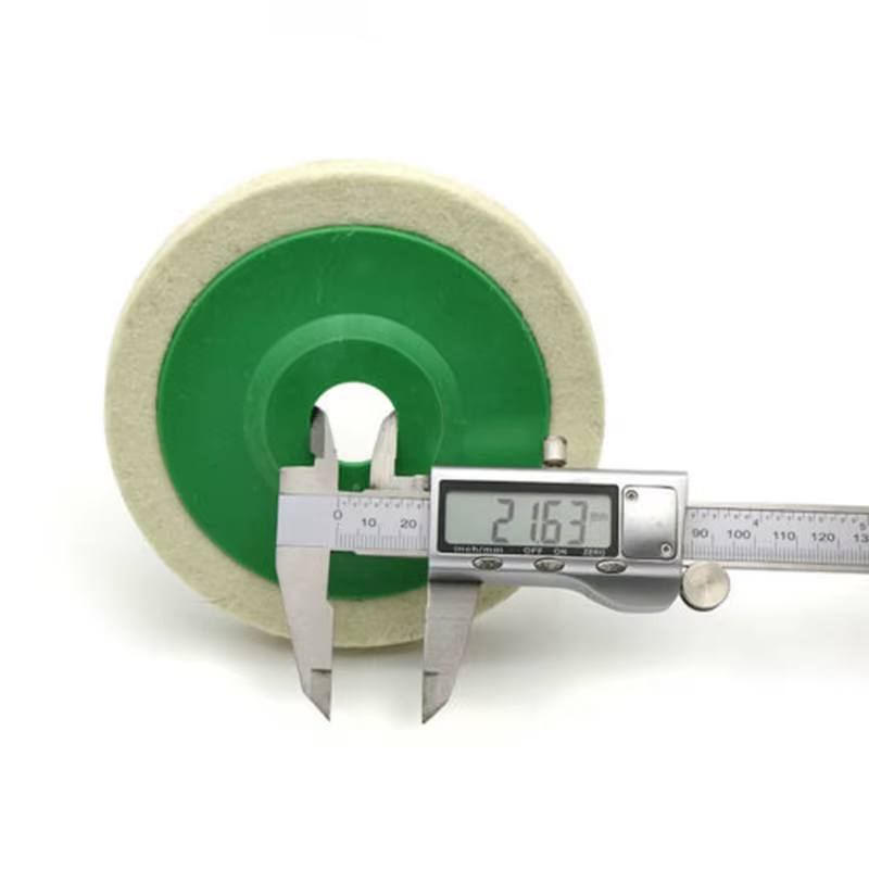 2 pièces 125mm laine feutre polissage meule tampon polisseuse meules de polissage