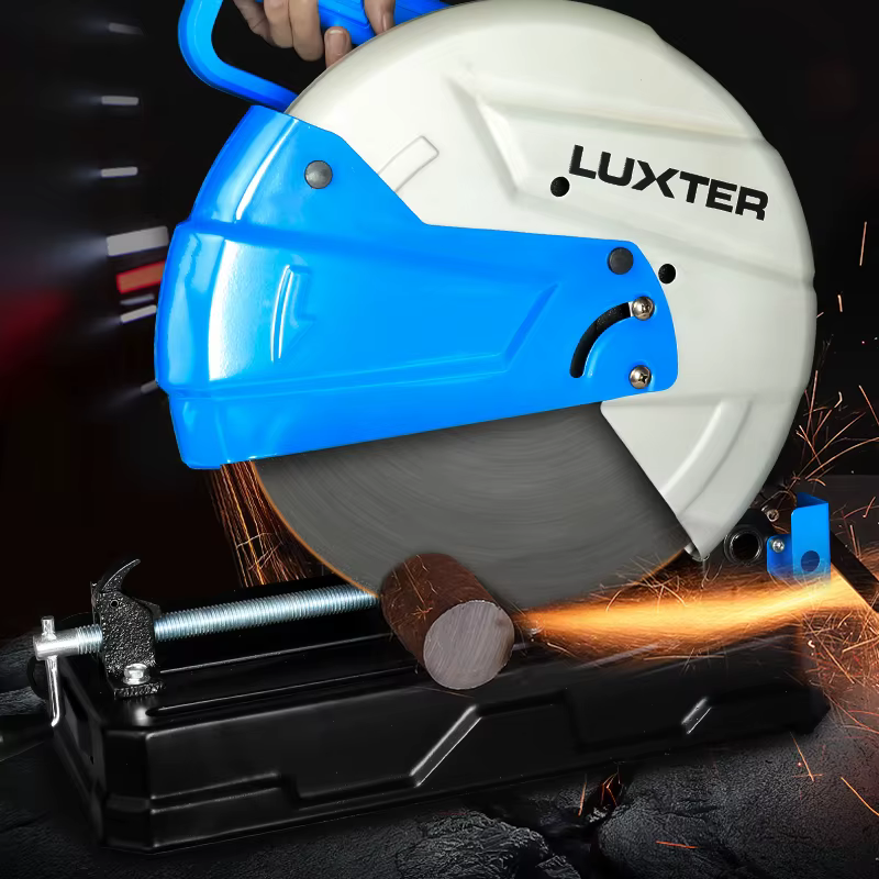 Scie à découper électrique pour métaux 2400W 14'' 355mm, découpe de l'aluminium