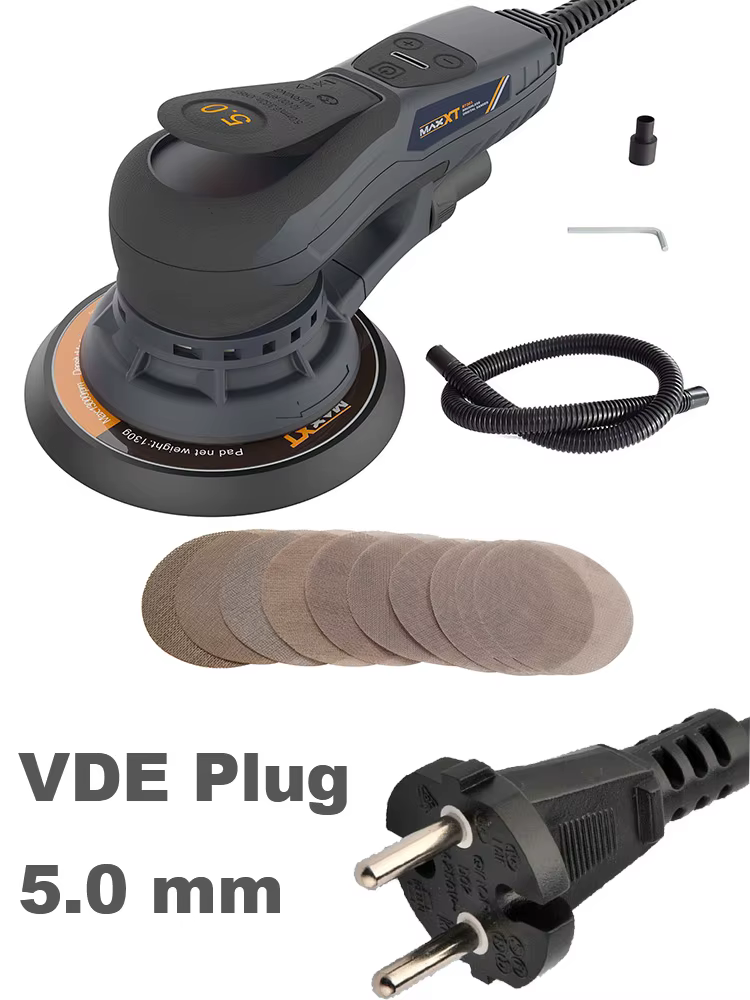 MAXXT 6 pouces 150mm ponceuse de puissance ponceuse orbitale électrique ponceuse à moteur sans bross