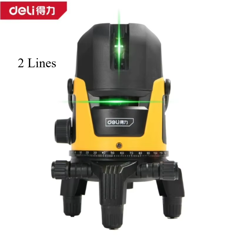 Deli niveau Laser GreenRadius 2/3/5 crosslines auto-nivelant 360 rotatif pour utilisation intérieure