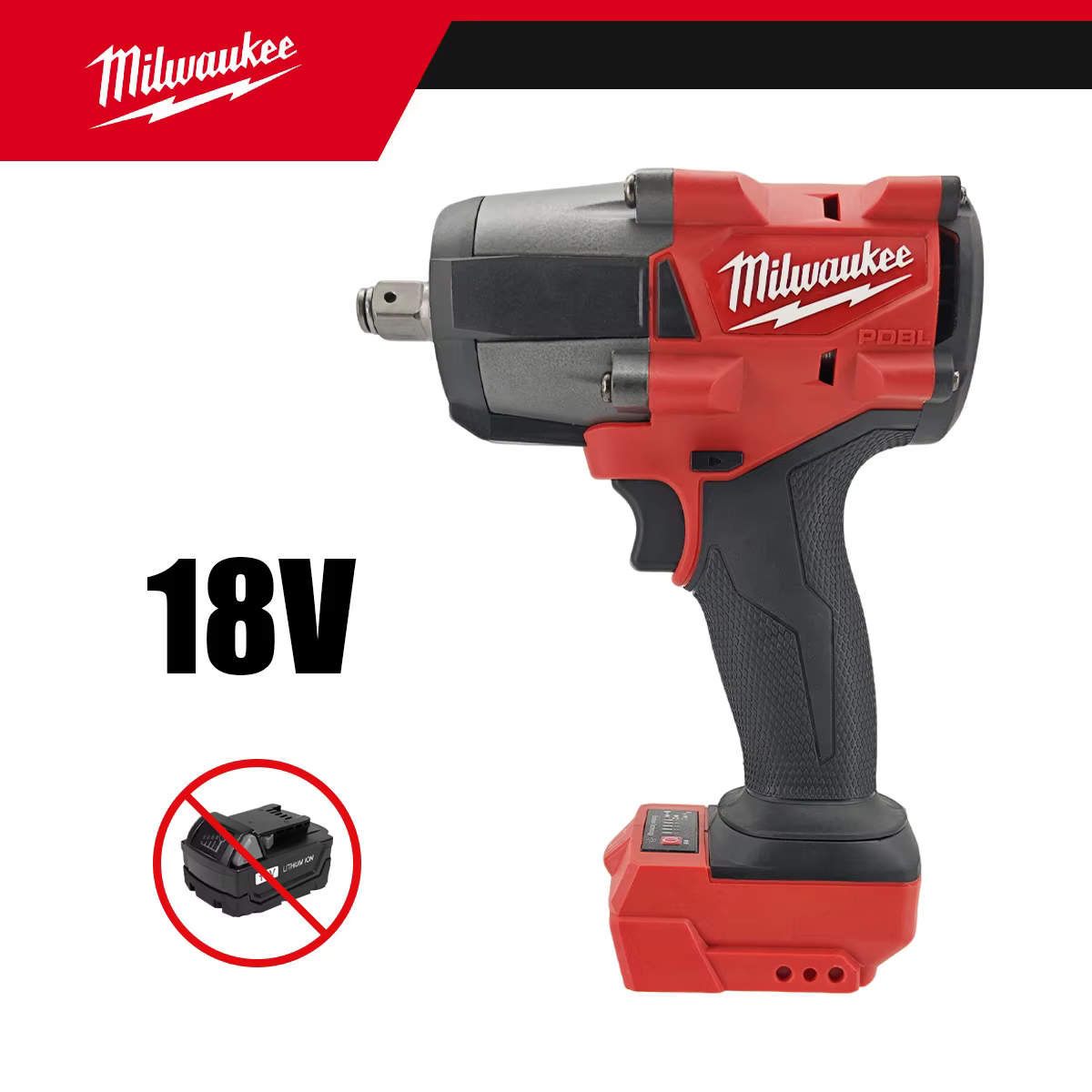 Milwaukee 700N – clé électrique sans fil, sans balais, 1/2, pour réparation de voitures et de camion