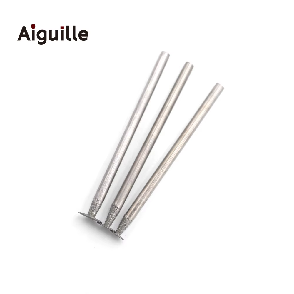 Tige de type K 2,35 mm 120 #   Fraises de meulage diamantées 0.5-10mm, mèches de meulage des dents, 