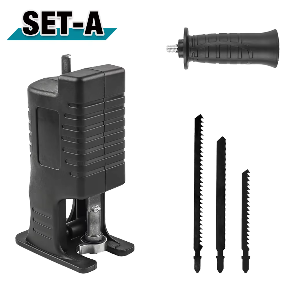 Adaptateur de scie alternative électrique, scie sauteuse électrique sans fil domestique, scie électr