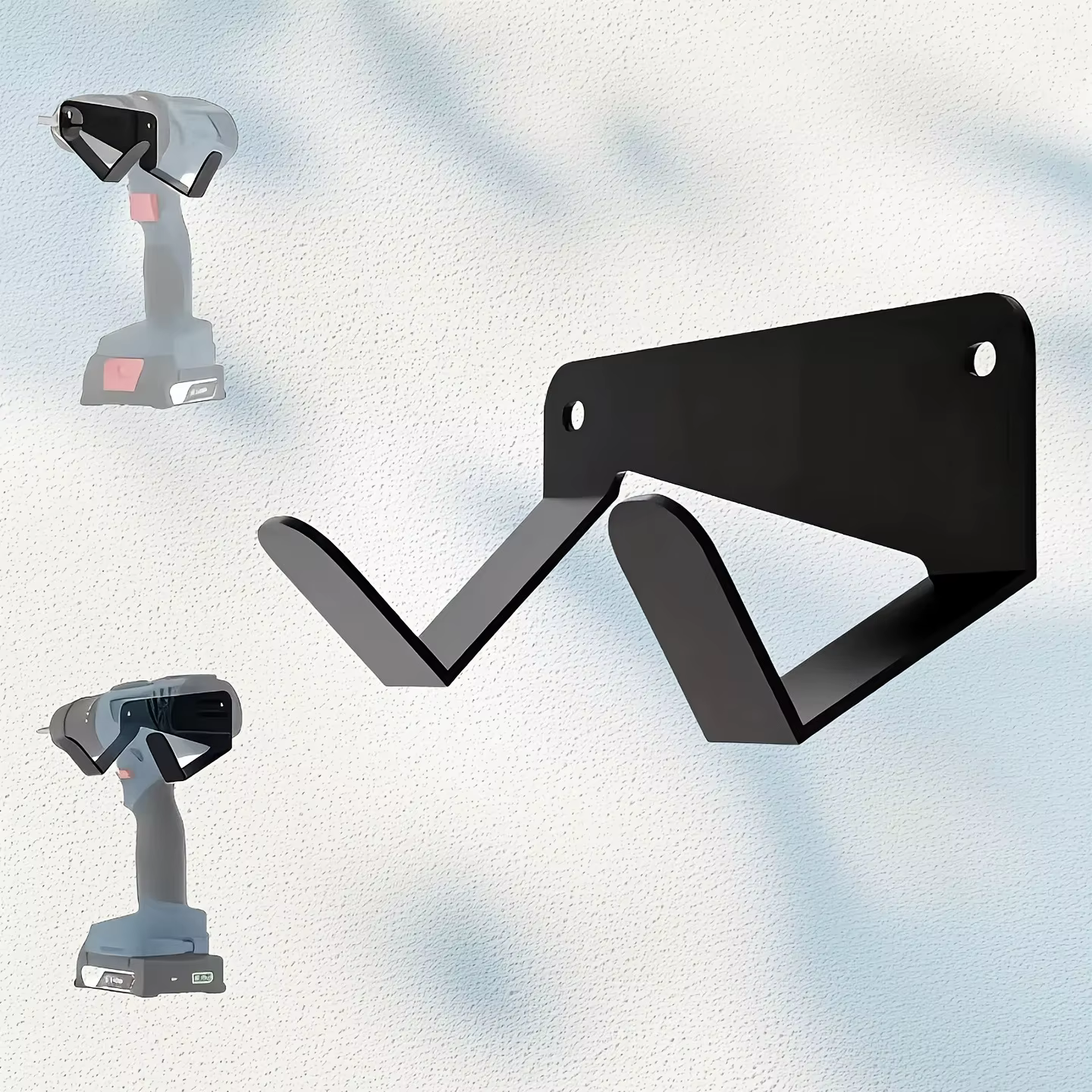 Support métallique pour outils électriques mural, organisateur de rangement mural pour perceuse pour