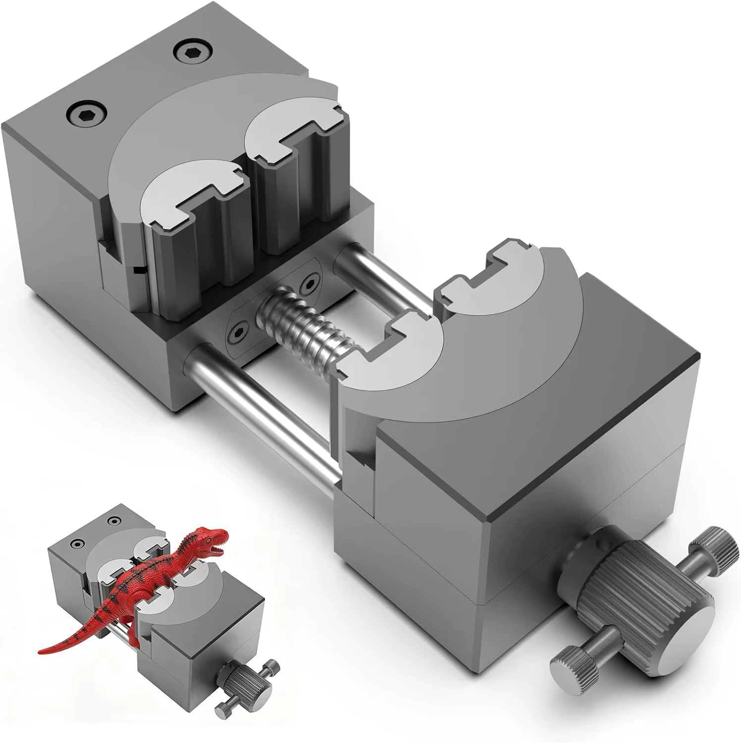 Mini étau pour perceuse - Serre-joint de banc intelligent à réglage automatique, robuste, usiné avec