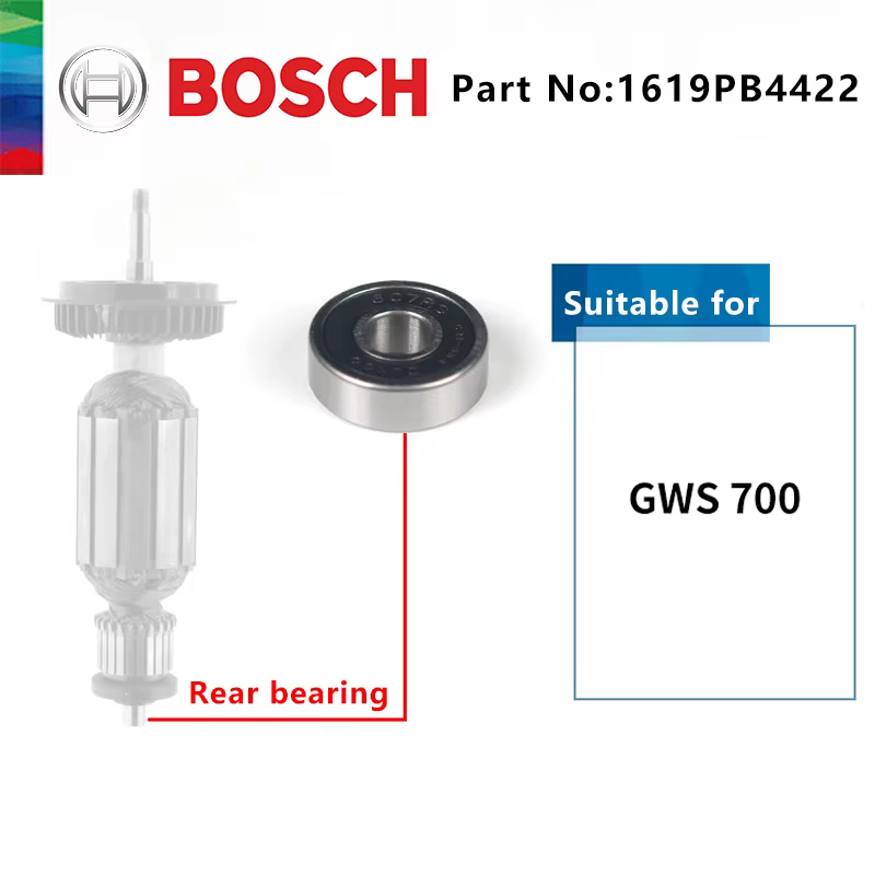 Bosch – meuleuse d'angle électrique GWS 700, Machine de découpe du bois et du métal, Stator de rempl