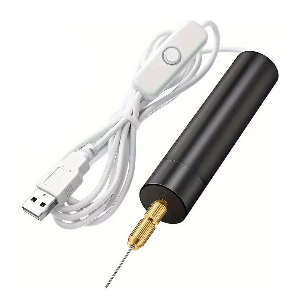 Mini perceuse électrique, kit d'outils de bricolage, proposition de gravure électrique USB pour les 