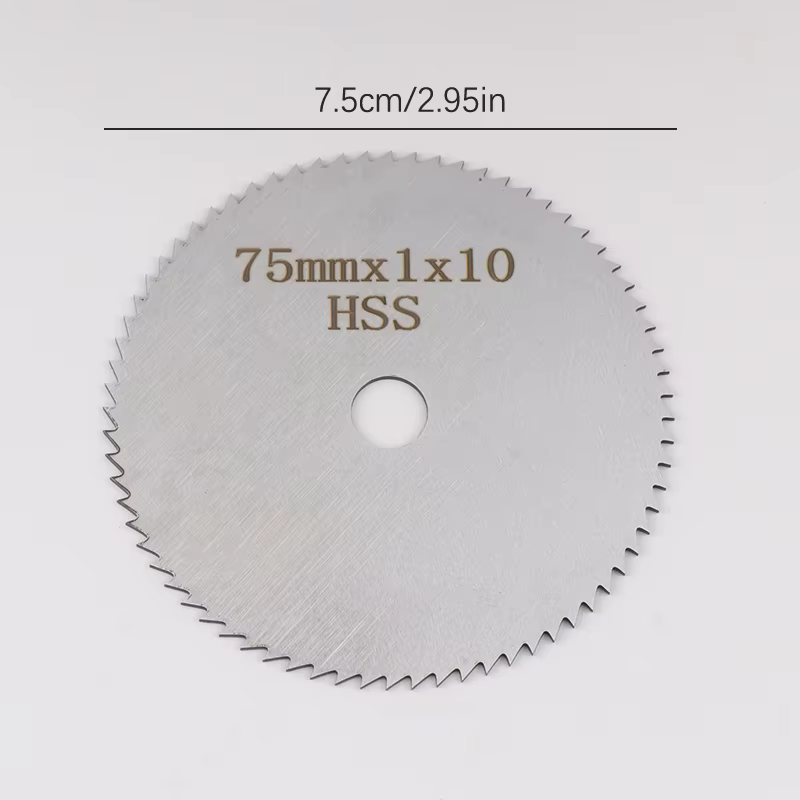Disque de coupe circulaire multifonction pour meuleuse d'angle, lame de 3 pouces (75*1*10mm) avec 72