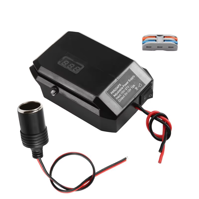 A34R pour batterie Parkside 18V, convertisseur abaisseur de tension DC 18V à 12V pour allume-cigare,