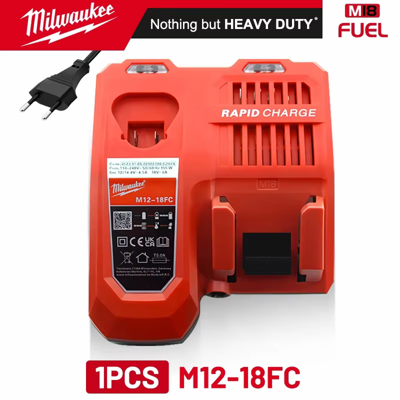 Batterie Milwaukee M18 18V REDLITHIUM 5Ah 6Ah 48-11-1850 48-11-1860, batterie rechargeable pour outi