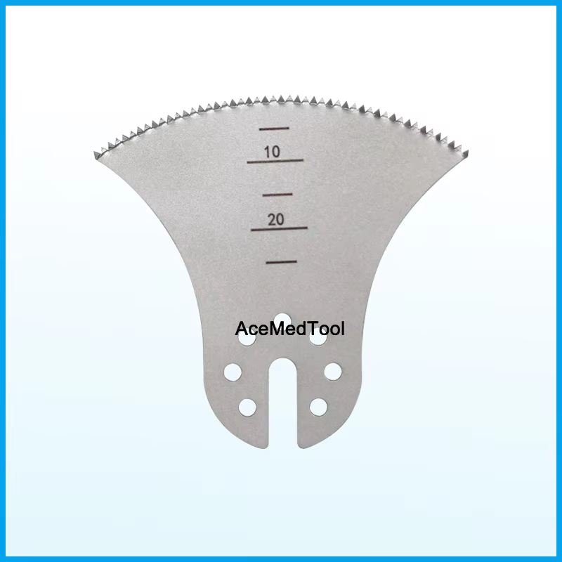 Lames de scie orthopédique pour scie oscillante, instruments orthopédiques pour os et animaux de com