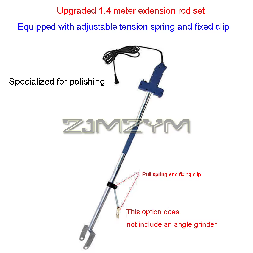 Tige d'extension améliorée pour meuleuse d'angle, 1.4m/1.6m, Support de polissage et de meulage, pot