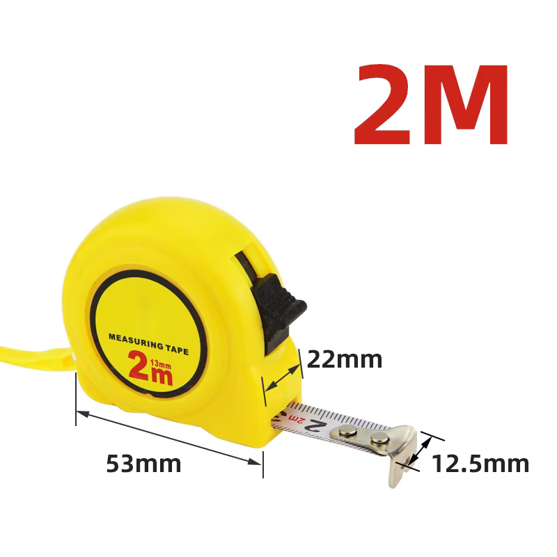 Règle de mesure métrique en acier, ruban à mesurer de 2M 3M 5M, outil de mesure de Distance, règle d