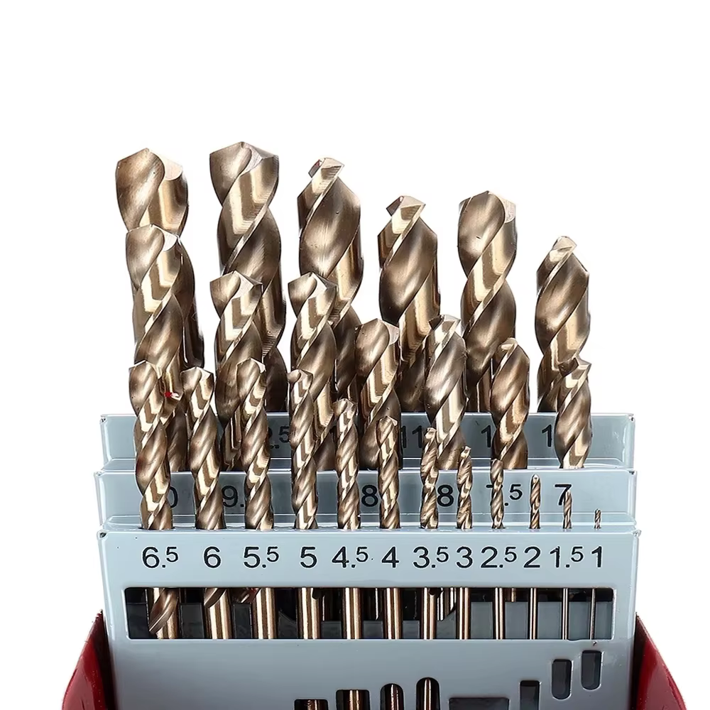 HSS-Co M35 forets hélicoïdaux à tige droite en Cobalt de haute qualité, accessoires d'outils électri