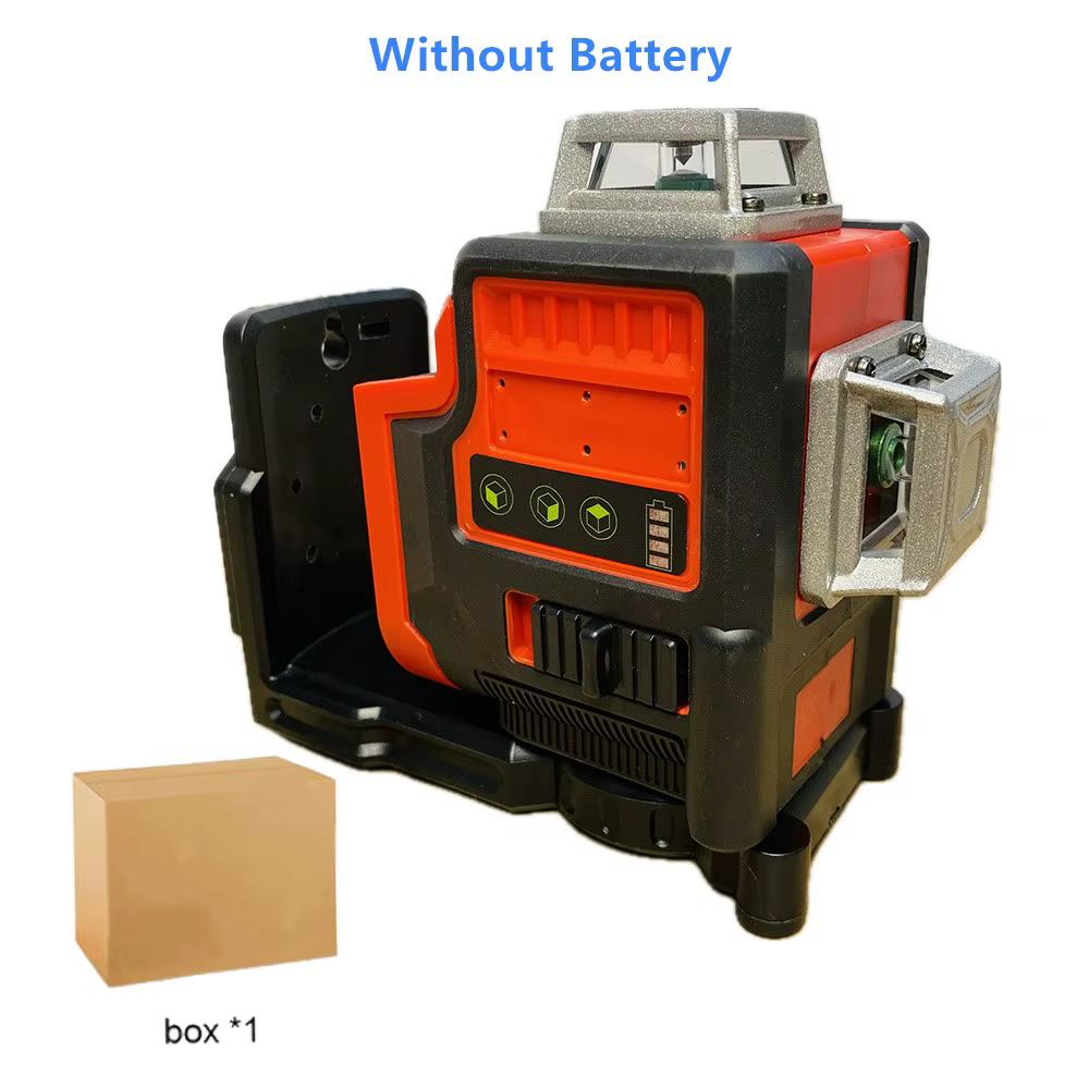 Pour Milwaukee 18V batterie 12 lignes niveau Laser 3 côtés * 360 degrés Vertical Horizontal vert com