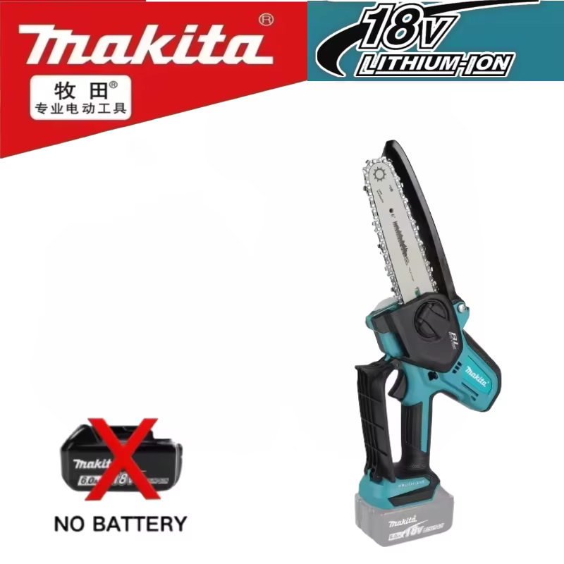 Makita 8 pouces scie à chaîne sans fil sans brosse Portable bois tronçonneuse jardin taille bois out