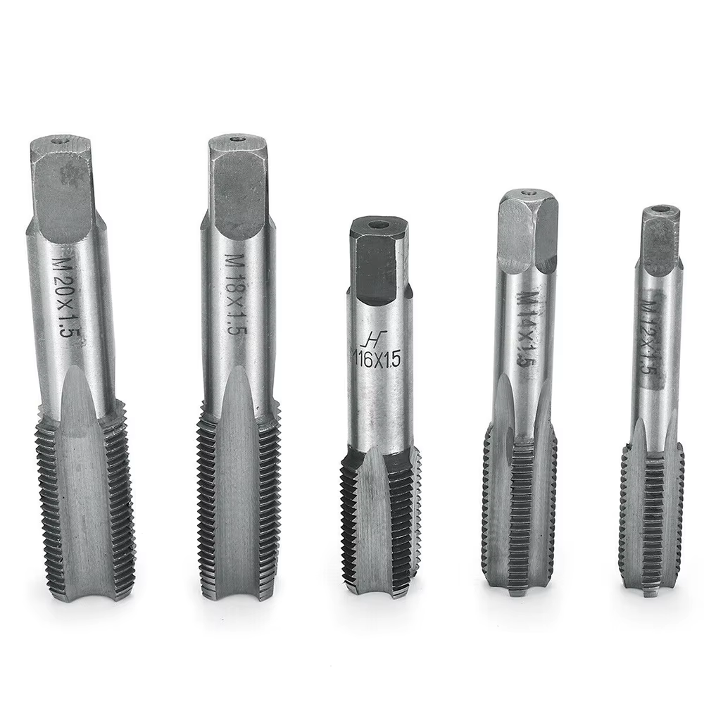 1 paire M12/M14/M16 18MM M20 filetage métrique taraud 1.5mm pas HSS outils manuels droitier pour acc