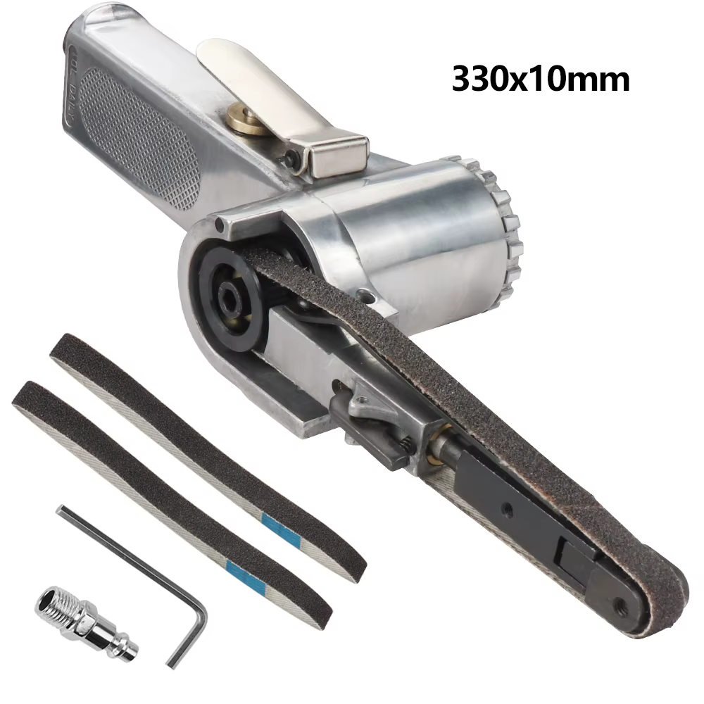 Rectifieuse d'angle pneumatique, ponceuse à bande pneumatique, compresseur d'air, outil de ponçage, 