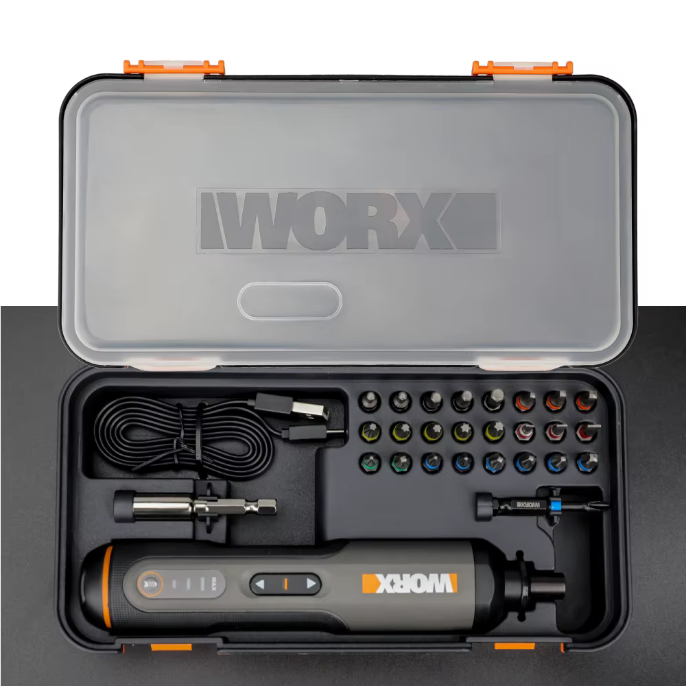 Worx-Jeu de mini tournevis électriques, tournevis électriques sans fil intelligents, poignée aste US